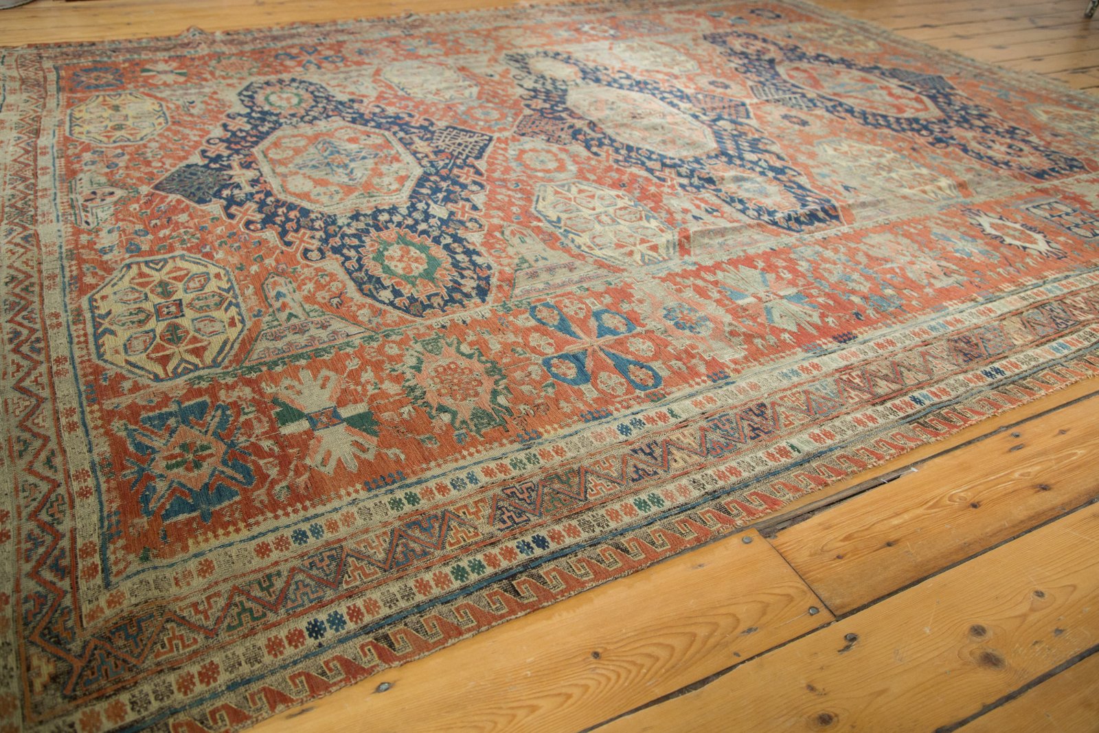 Antique Caucasian Soumac Carpet