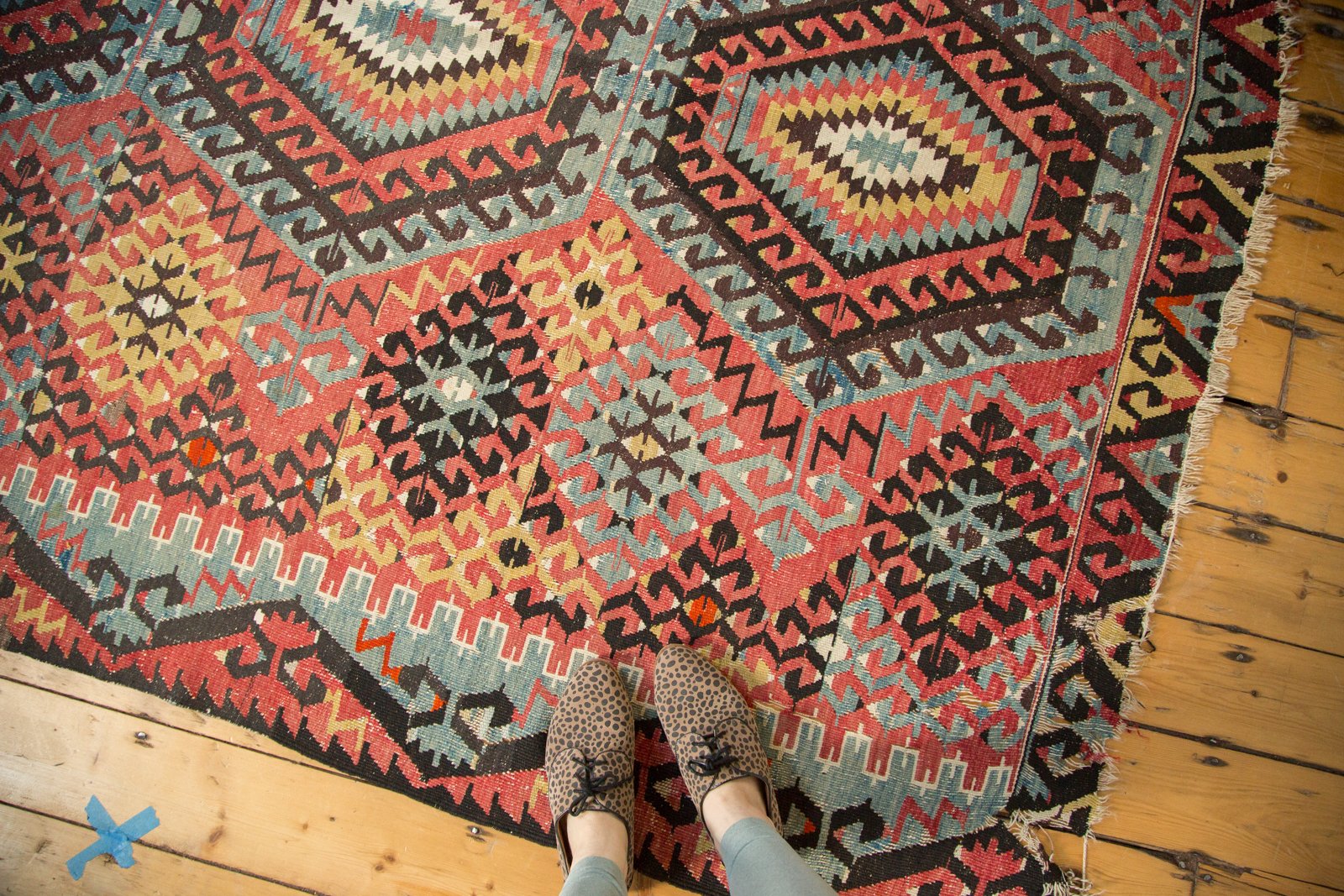 6x9 Antique Kilim Carpet // ONH Item 4309 Image 1