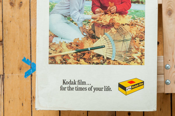 For The Times of Your Life Fall Couple Kodak Print Vintage Advertisement