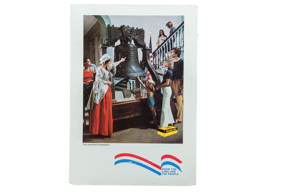 Vintage 1970s The Liberty Bell, Philadelphia, Pennsylvania Kodak Print Advertisement for Kodak Film