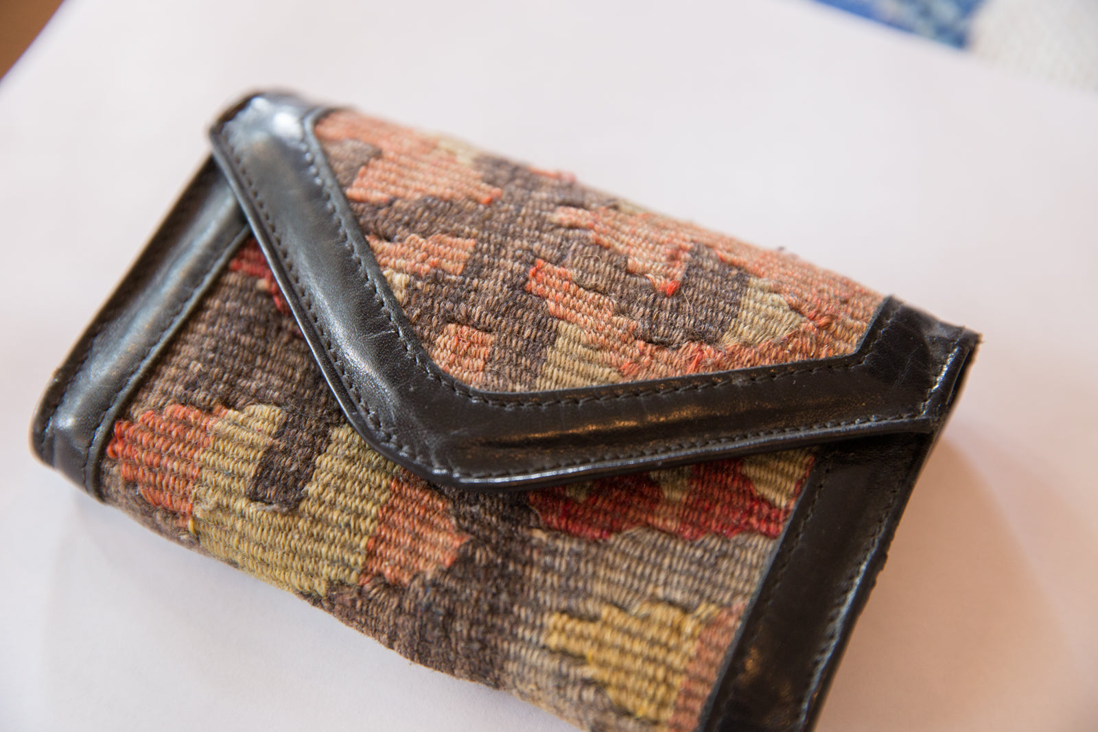 Vintage Kilim Rug Wallet // ONH Item 4337 Image 1