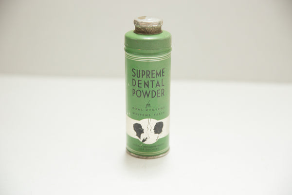 Vintage Supreme Dental Powder Tin // ONH Item 4346 Image 3