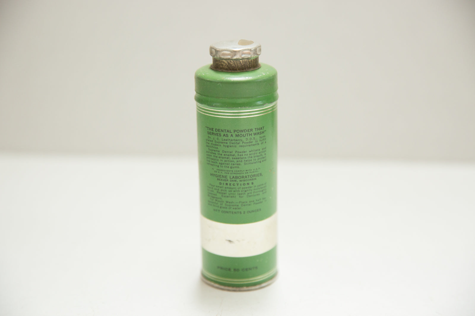 Vintage Supreme Dental Powder Tin // ONH Item 4346 Image 1