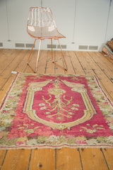 Antique Armenian Karabagh rug with tree-of-life design, shown styled to highlight its scale.