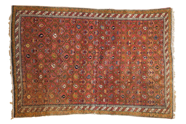 4'1" x 5'9" Antique Karabagh Rug / Item 4377 image 1