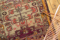 Antique Caucasian Square Rug