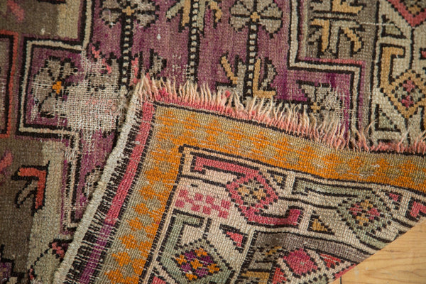 Antique Caucasian Square Rug