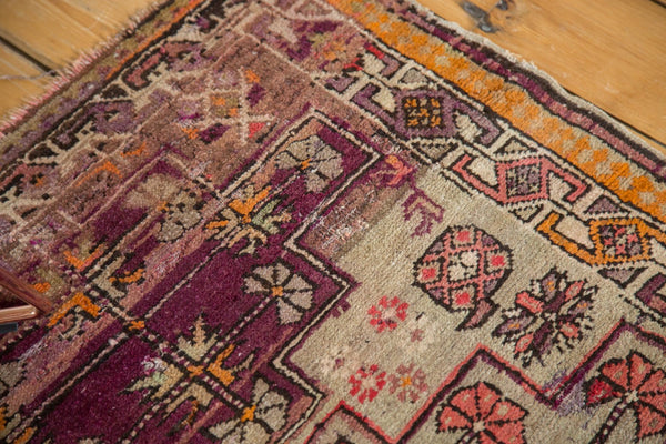 Antique Caucasian Square Rug