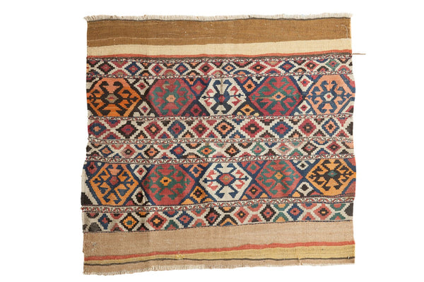 Antique Shahsavan Kilim Rug Fragment