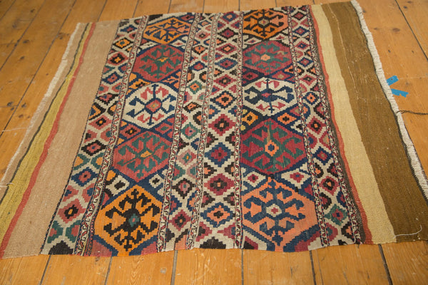 Antique Shahsavan Kilim Rug Fragment