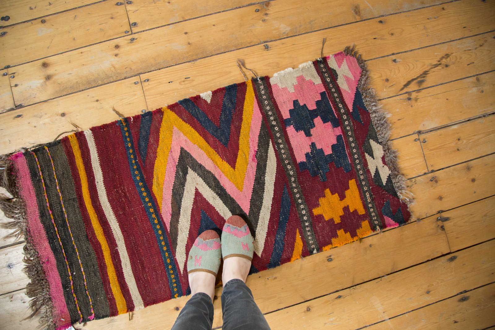 Vintage Kilim Rug Runner