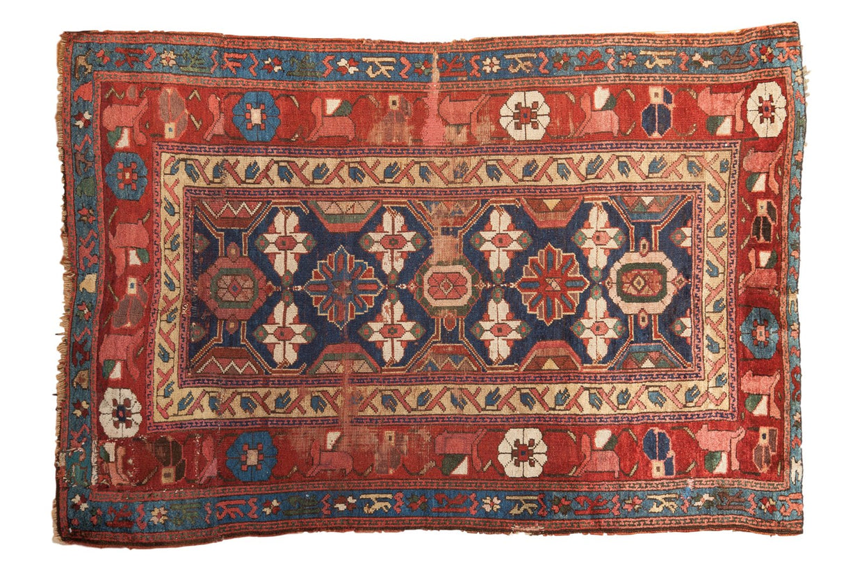 Antique Kurdish Rug Fragment