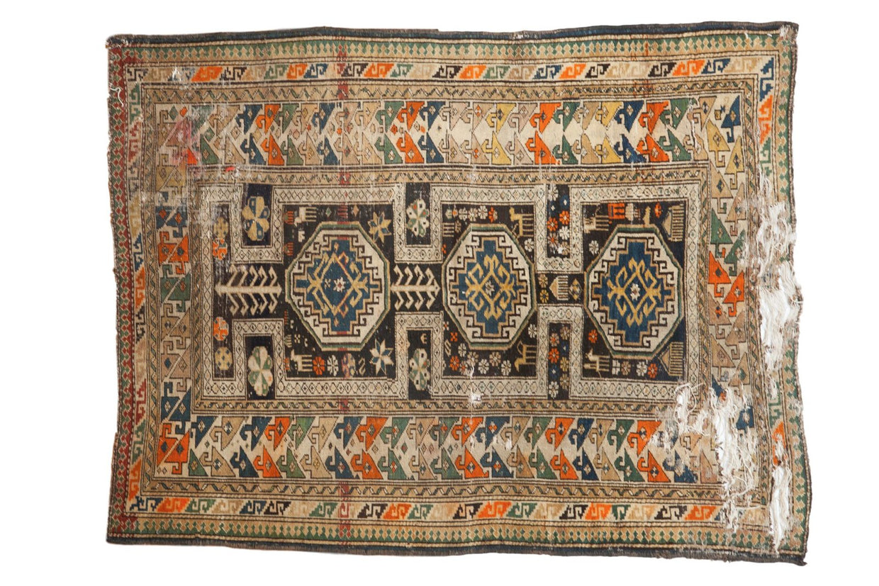 Antique Caucasian Rug