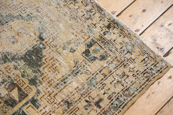 Vintage Distressed Hamadan Square Rug