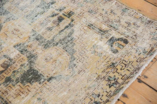 Vintage Distressed Hamadan Square Rug