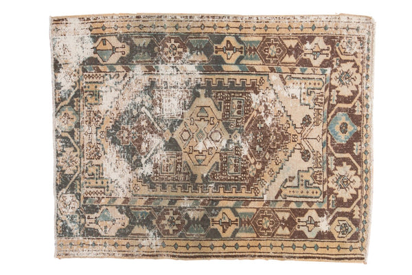 Vintage Distressed Hamadan Rug