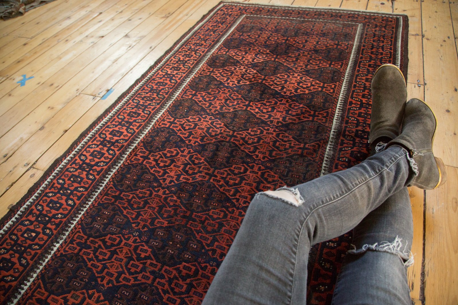 4x7 Antique Belouch Rug // ONH Item 4433 Image 1