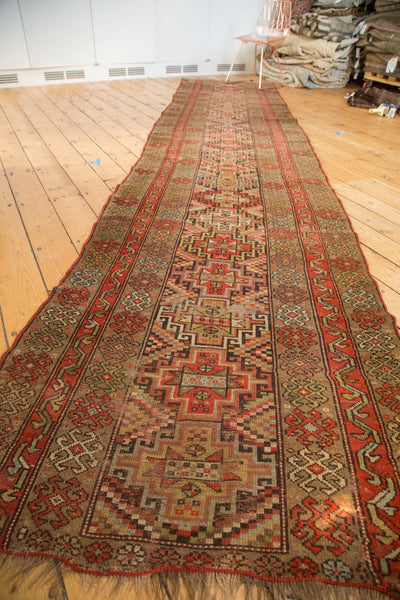3.5x16 Antique Kurdish Rug Runner // ONH Item 4434 Image 10