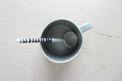 Large Ceramic Spoon Grey