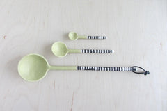 Large Ceramic Spoon Sage Green