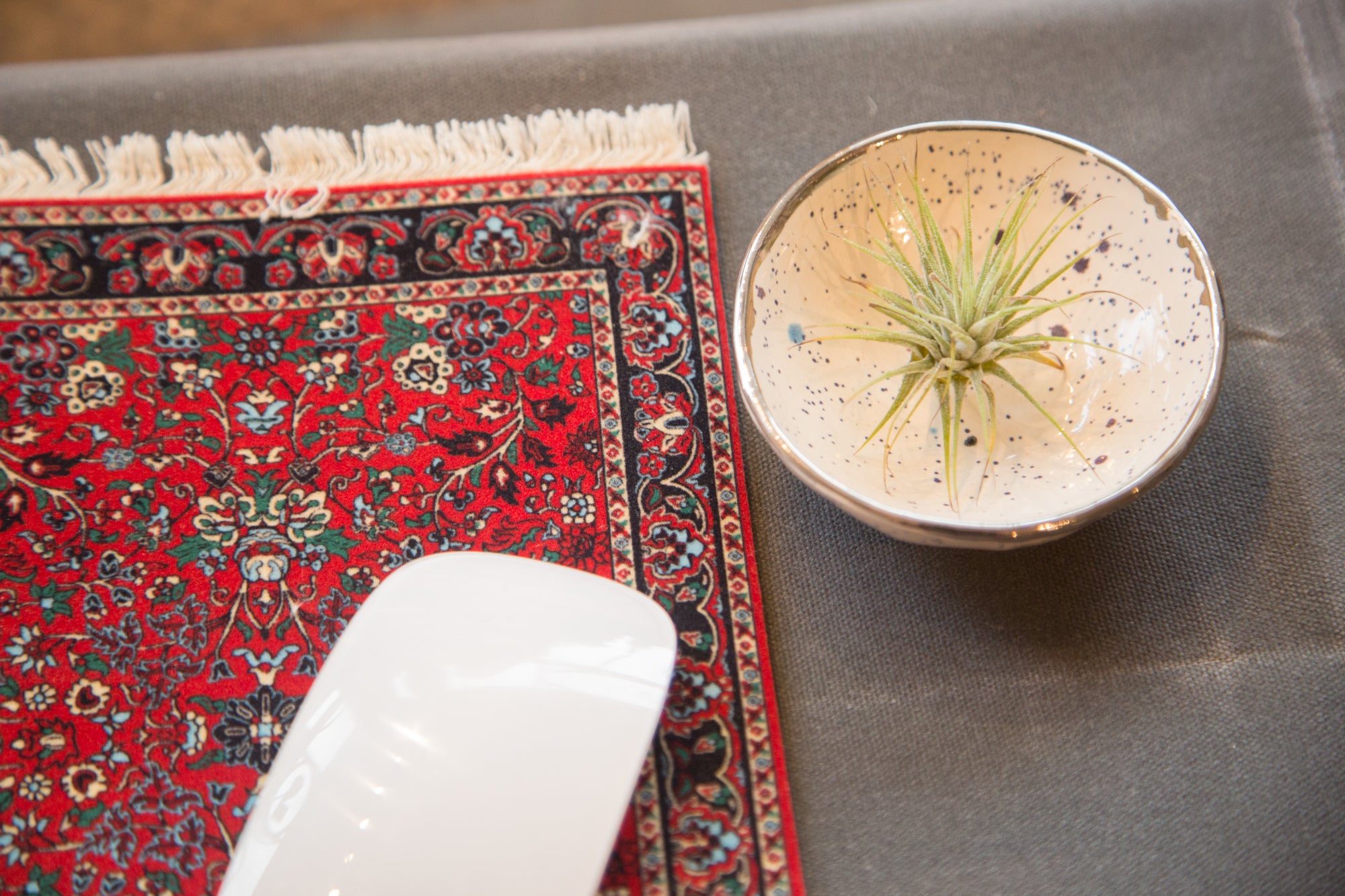 Bijar Deep Red Mouse Pad // ONH Item 4660 Image 1