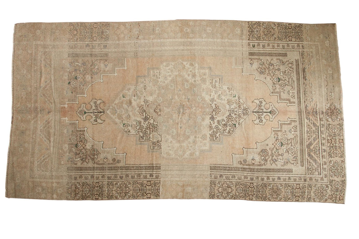 6.5x12.5 Vintage Oushak Carpet // ONH Item 4469