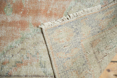  Vintage Distressed Oushak Carpet / Item 4471 image 8