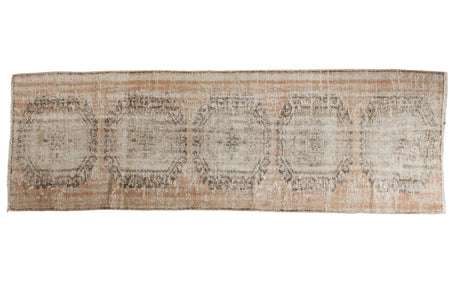 Vintage Distressed Oushak Rug Runner