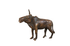 Lost Wax Casting Copper Vintage African Wildebeest