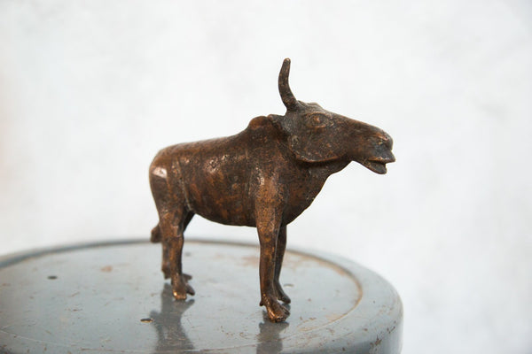 Lost Wax Casting Copper Vintage African Wildebeest
