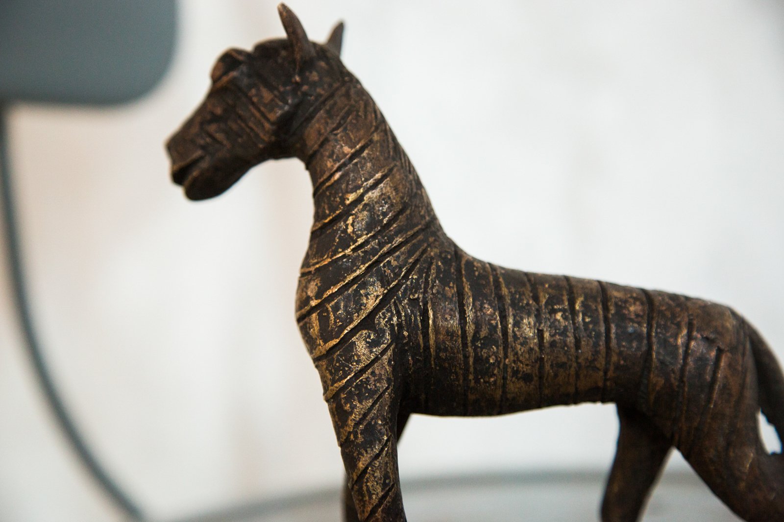 Lost Wax Casting Copper Vintage African Zebra