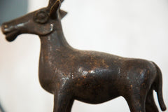 Lost Wax Casting Copper Vintage African Antelope