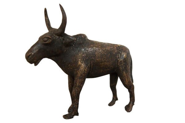 Lost Wax Casting Copper Vintage African Buffalo