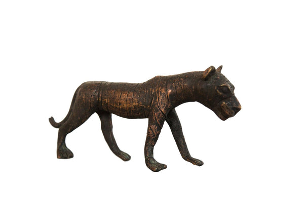 Lost Wax Casting Copper Vintage African Tiger