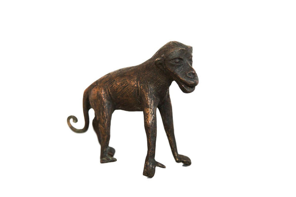 Lost Wax Casting Copper Vintage African Monkey