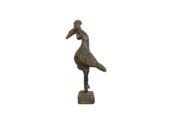 Lost Wax Casting Copper Vintage African Rooster