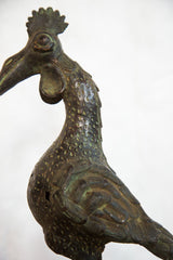 Lost Wax Casting Copper Vintage African Rooster