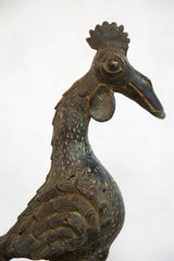 Lost Wax Casting Copper Vintage African Rooster