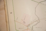Vintage Mount Kisco map section with historic property names, roads, and aged cream paper.