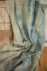 3.5x5.5 Denim Mossi Indigo African Textile Throw // ONH Item 4546 Image 3