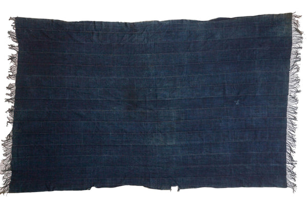 Denim Mosi Indigo African Textile Throw