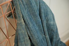 3.5x5.5 Denim Mossi Indigo African Textile Throw // ONH Item 4557 Image 3