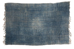 Denim Mosi Indigo African Textile Throw