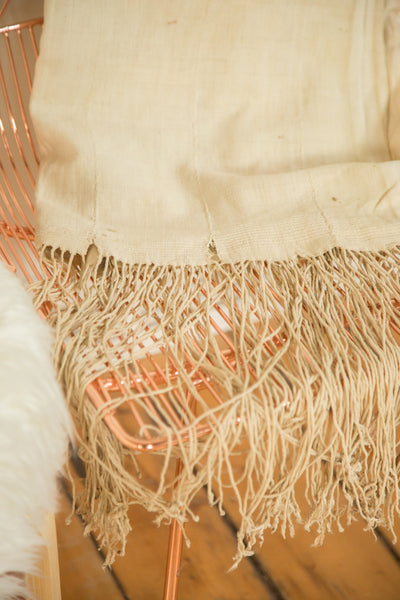 2.5x5 Natural African Textile Throw // ONH Item 4560 Image 3