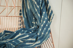 3.5x5.5 Batik Indigo African Textile Throw // ONH Item 4564 Image 2