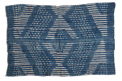 Batik Indigo African Textile Throw