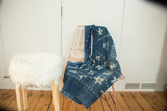 3.5x5.5 Batik Indigo African Textile Throw // ONH Item 4565 Image 1