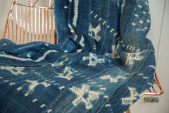 3.5x5.5 Batik Indigo African Textile Throw // ONH Item 4565 Image 2