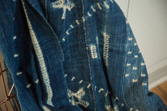 3.5x5.5 Batik Indigo African Textile Throw // ONH Item 4565 Image 3