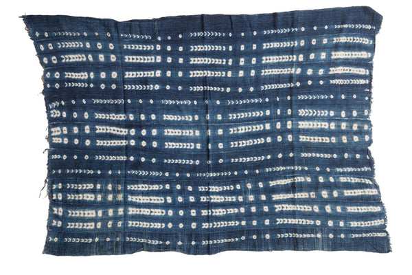 Batik Indigo African Textile Throw